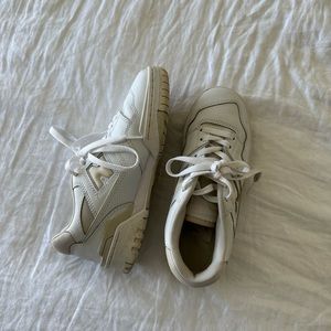 New Balance 550 white and cream